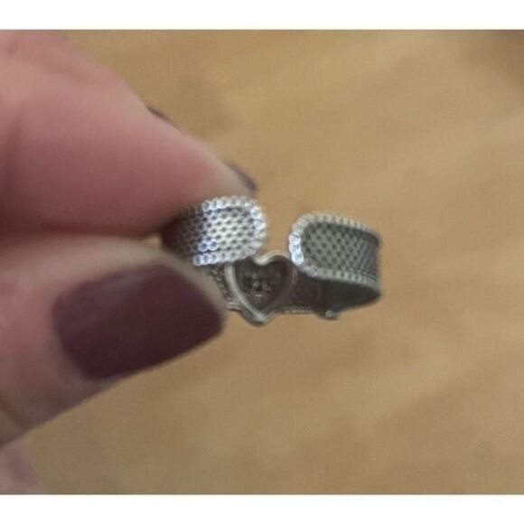 The Unchain My Heart Ring in antiqued Tibetan Silver 925 - Picture 3 of 12